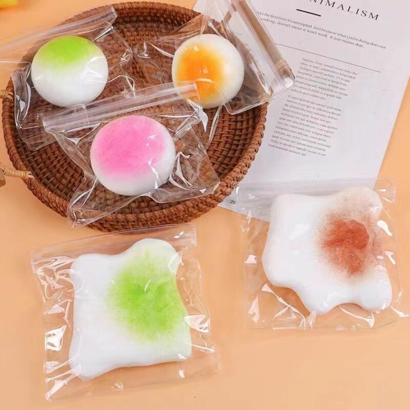 Relaxed Vent Squeezing Toys Funny Silicone Interesting Decompression Animal Toy Cute Soft Cake Food Toy Office Workers