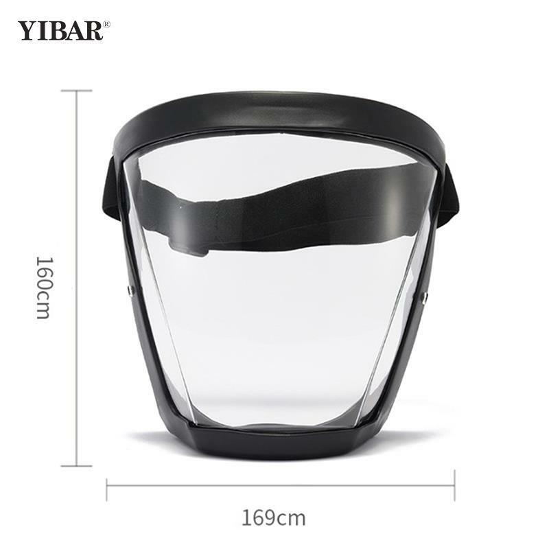 Full Face Shield Cozinha Transparente Shield Home Oil-splash Proof Eye Facial Anti-fog Head Cover Óculos de segurança 8.26 × 6.29 polegadas