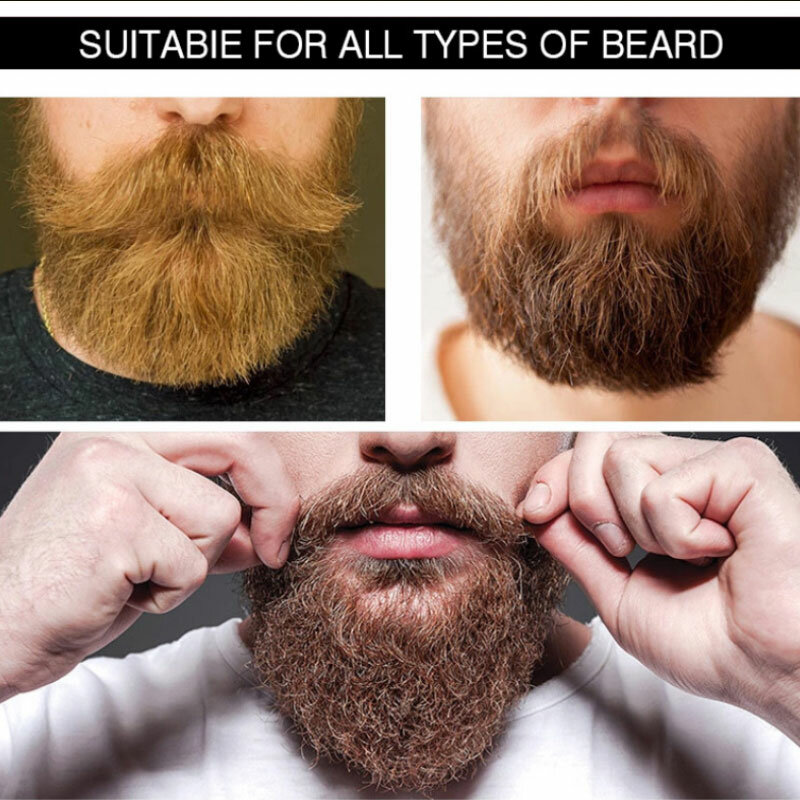 60ml Men Beard Nourish Oil Effective Fast Beard Growth Product Natural Ingredients Gentle And Non-Irritating Beard Care