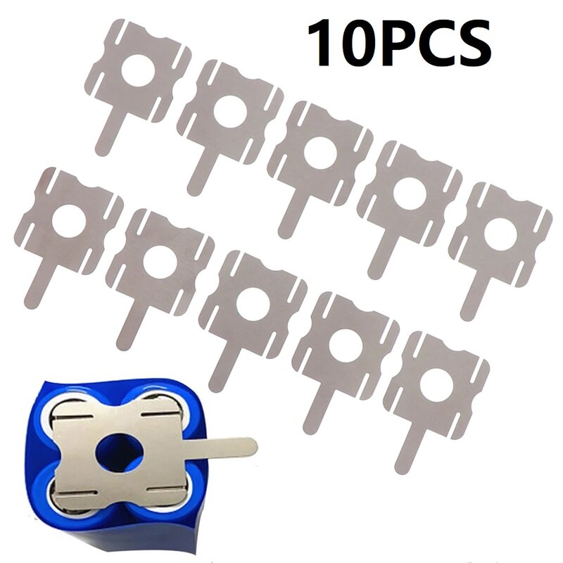 10/20pcs U-shaped Nickel Sheets Lithium Pack Plated Replacement Soldering Tools Battery Weldability Welding Accessories