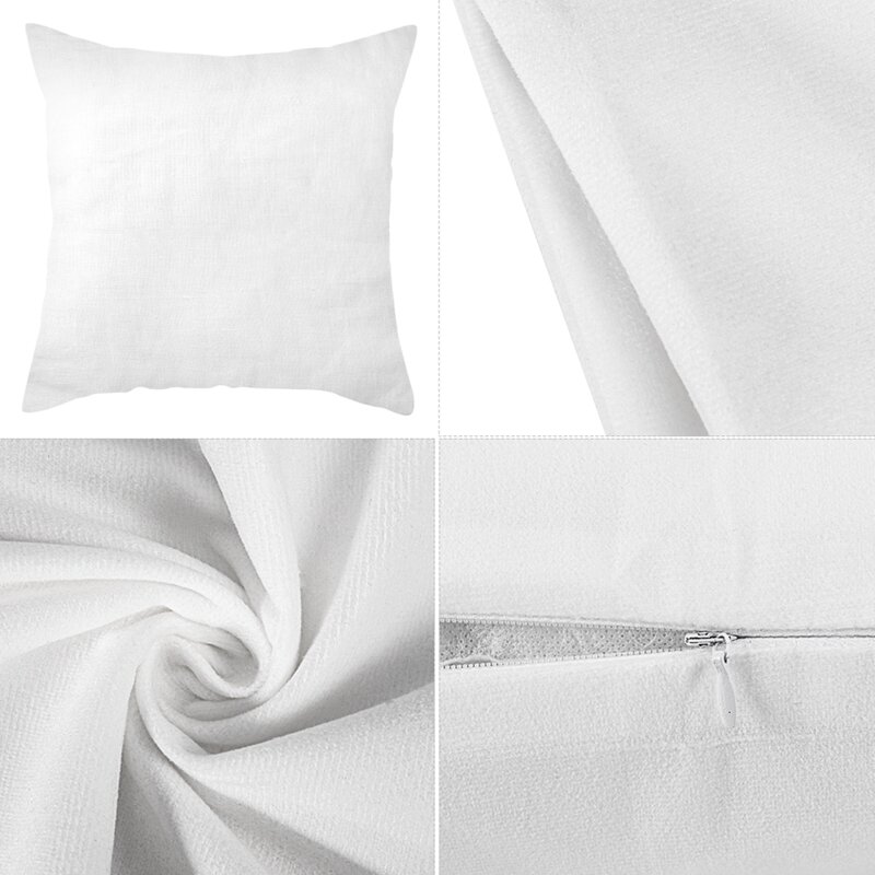 홈 장식 다채로운 무지개 인쇄 쿠션 커버, 흰색 폴리에스테르 베개 커버 무지개 베개