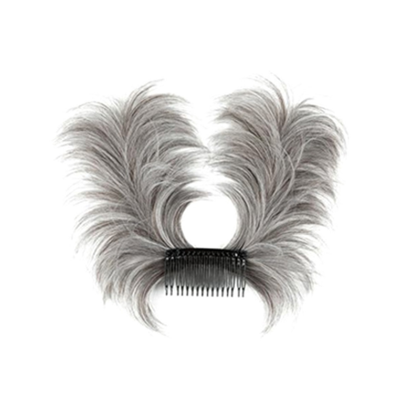 قطعة شعر فوضوية قابلة للتعديل للنساء ، مشط جانبي ، مشبك في كعكة الشعر ، أشعث Updo E