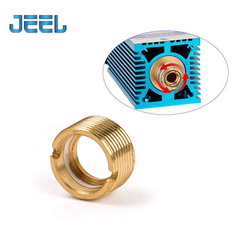 3/5/10pcs Laser Optical Lens Brass Material Laser Replacement Lens Suitable for 40W 80W Air-assisted Nozzle Type Laser Module