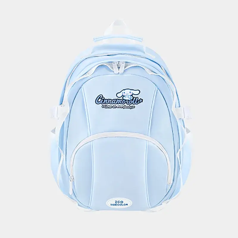 Sanrio New Hello Kitty Student Schoolbag Boys and Girls College Cute Cartoon Cinnamoroll Babycinnamoroll Backpack