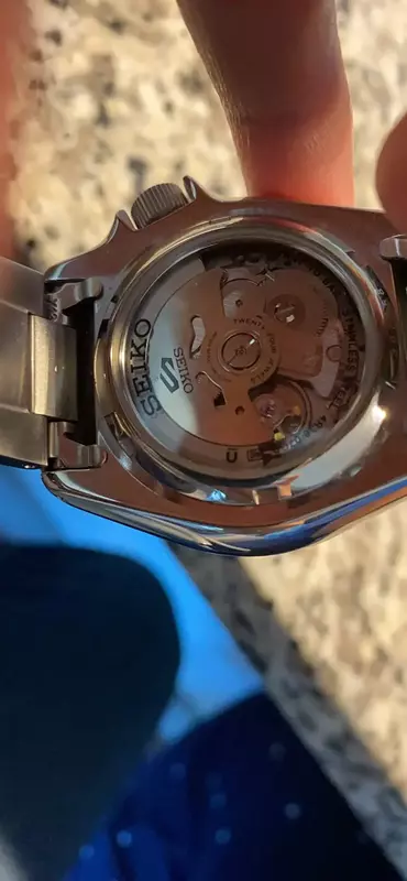 Часы SEIKO 5 Мужские кварцевые автоматические, спортивные водонепроницаемые Брендовые с круглым вращающимся стальным браслетом, SRPD53K