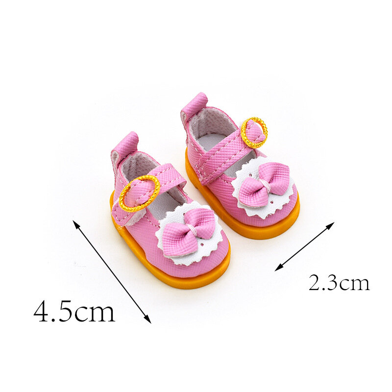 Princesa sapatos para a menina, acessórios do brinquedo, presente para as crianças, tamanho de 30cm, 1/6 bjd, 4 a 4.5cm