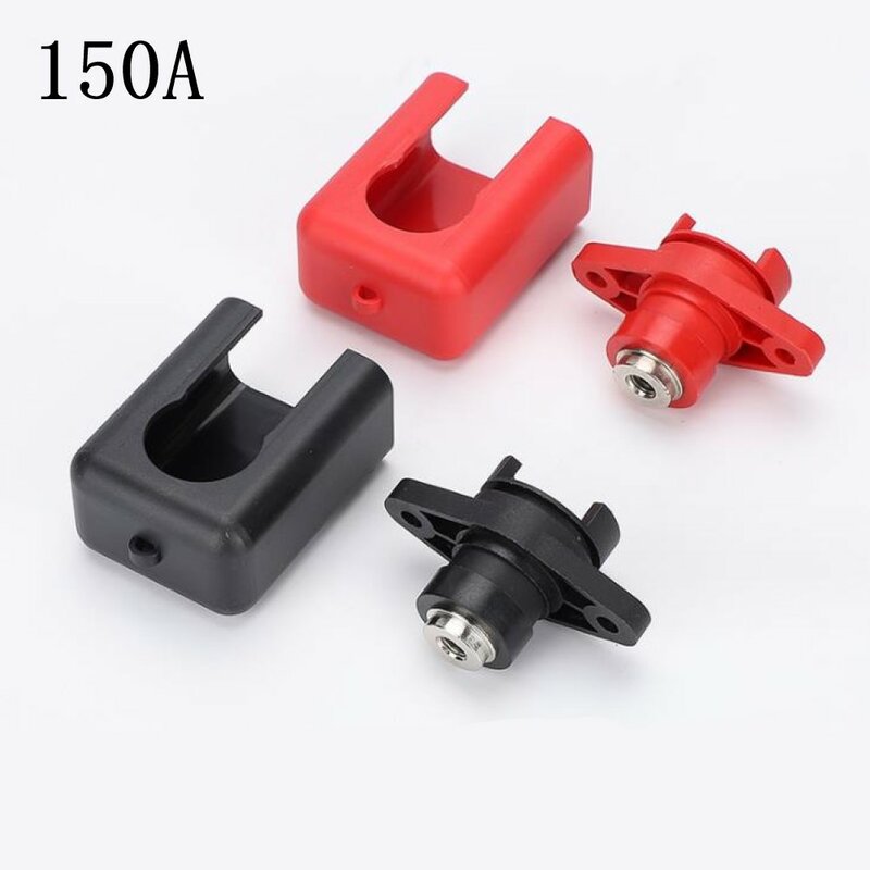 2Pcs 120A 200A 300A 400A All-Copper Lithium Battery Terminal Connector Energy Storage Terminal Battery Connector Adapter