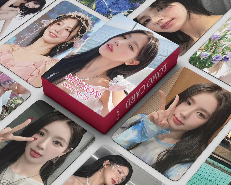 55 sztuk/zestaw Kpop nowy SOOJIN nowy Album fotograficzny gasisty klubowy uwaga nowe karty Lomo dżinsy wysokiej jakości HD dżinsy fotokarty