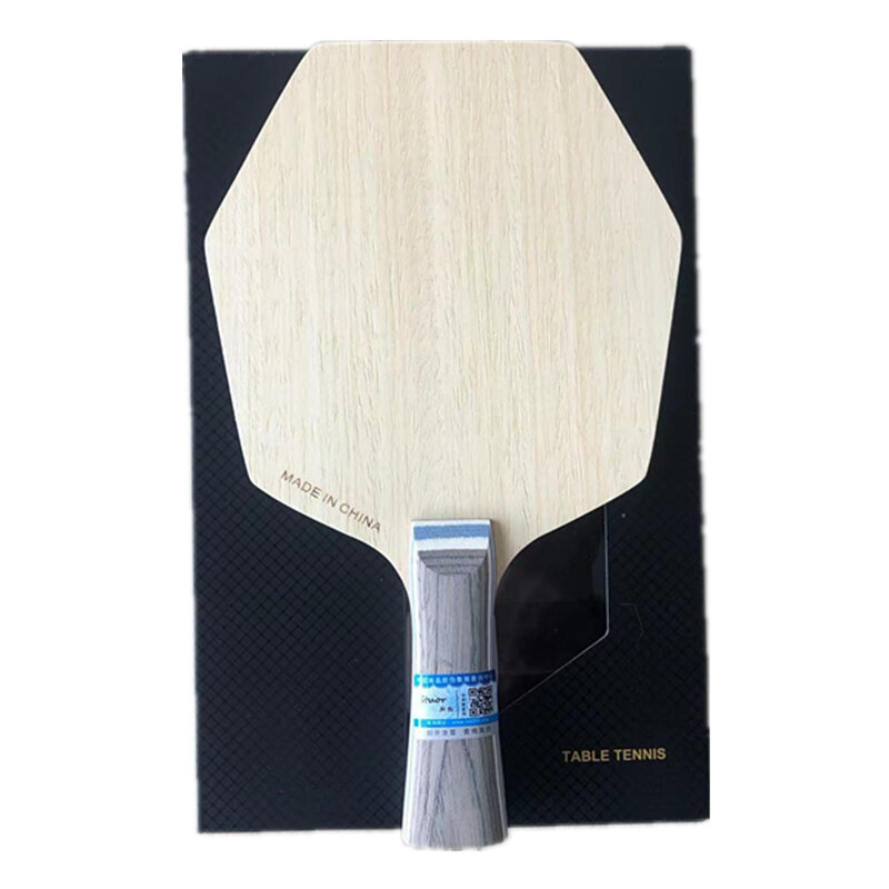 Racchetta da Ping Pong esagonale lunga 5 Stuor Sports lame esagonali ZLC Paddle da Ping Pong professionale incorporato in fibra di carbonio