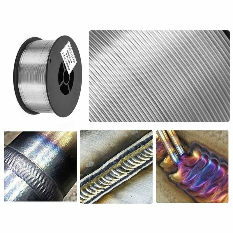 Accesorios de soldador duraderos para soldadura de hierro, núcleo de fundente, alambre de soldadura de acero al carbono MIG, 1KG