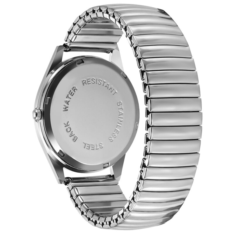 Couple Watch Men Women Stainless Steel Pair Watches Clock Creative Spring Strap Waterproof SYNOKE Brand