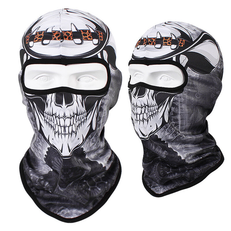 Motorcycle Headgear Cap Men Balaclava Multi-function Skull Face Mask MTB Bicycle Full Face Cover Shield Sunscreen Women Headwear