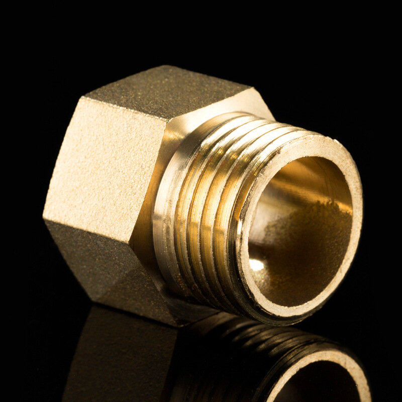 Brass Fitting F/M M10 M12 M14 M16 M18 M20 M22 Female to Male Thread Brass Pipe Connectors Copper Coupler Adapter Threaded joint