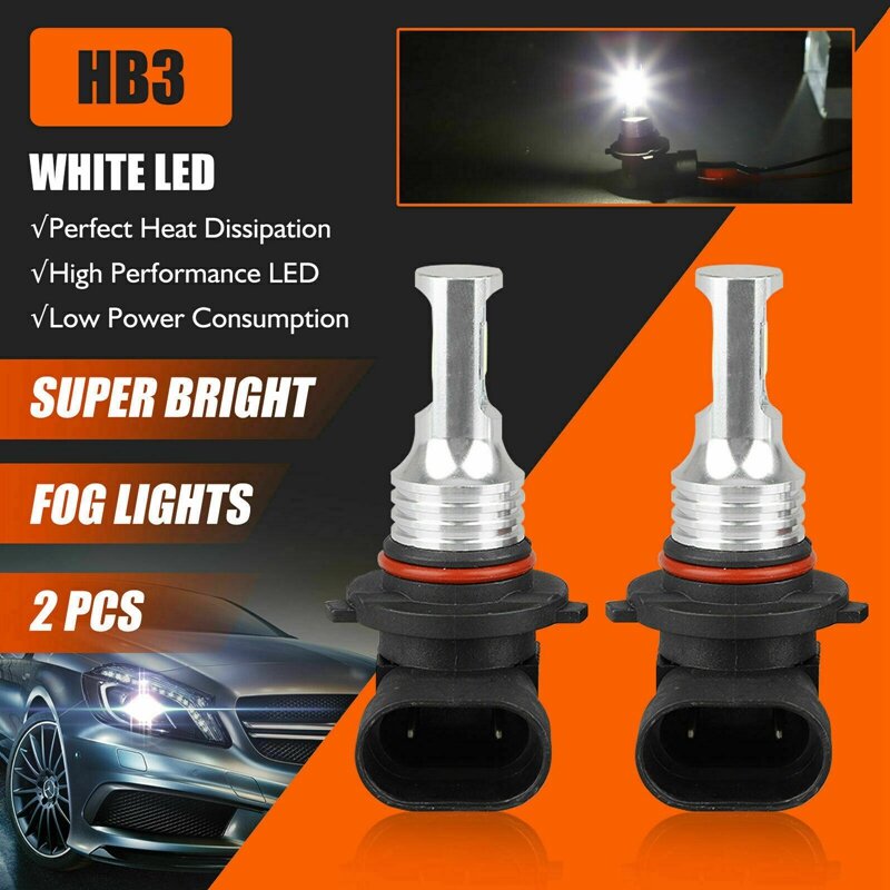 LEDヘッドライト電球変換キット,ハイおよびロービーム,スーパーホワイト,6000k,9005,h11,4個