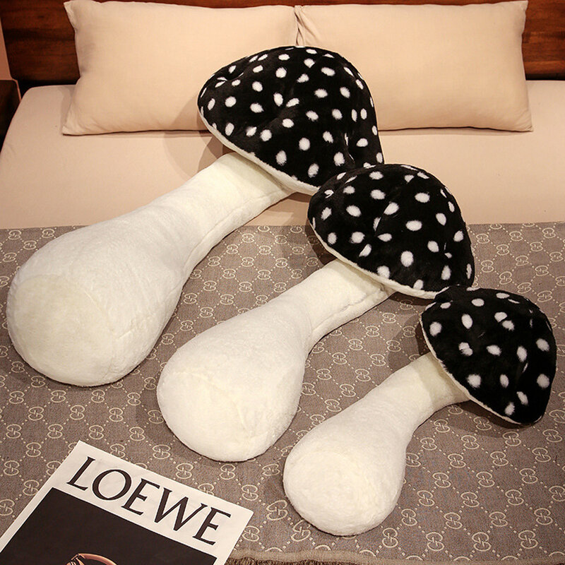 Плюшевые игрушки в виде грибов Cuddly, большие размеры, подушка в виде цветка, мягкая набивная подушка в виде грибов для сна, декоративная подушка для задней панели