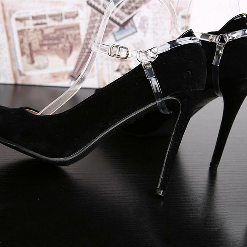 1 Pairs Women's Detachable Faux Leather Shoe Strapss, Lady