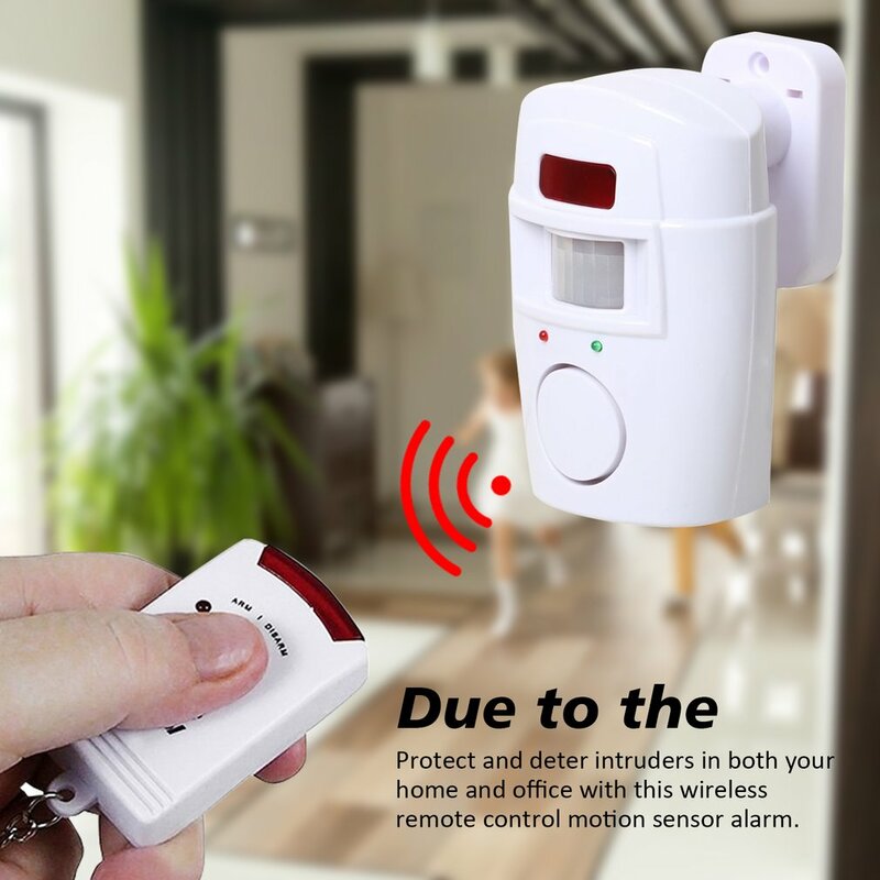 Wireless Motion Sensor Alarm Security Detector Indoor Outdoor Alert Systeem Met Afstandsbediening Voor Thuis Garage