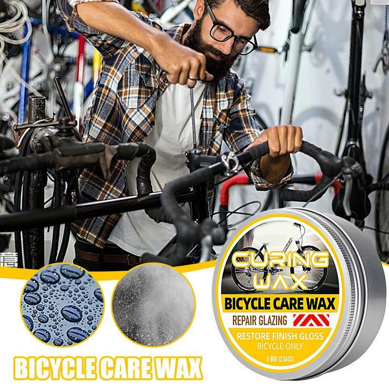 Bicicleta Scratch Reparação De Cera, Eficaz Bicicleta Removedor De Óleo, Cera De Pasta, Pasta De Polimento, Anti Dirt Bike Lubrificante