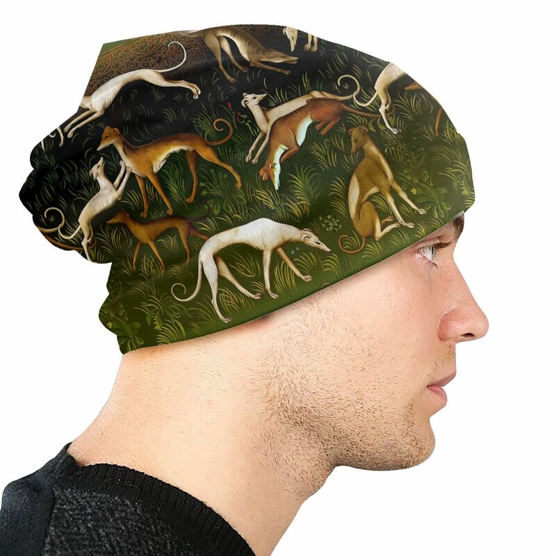 Модные солнцезащитные облегающие шапки Geryhound с вымытой собакой, ветрозащитные повседневные облегающие шапки, защитные мужские и женские шапки