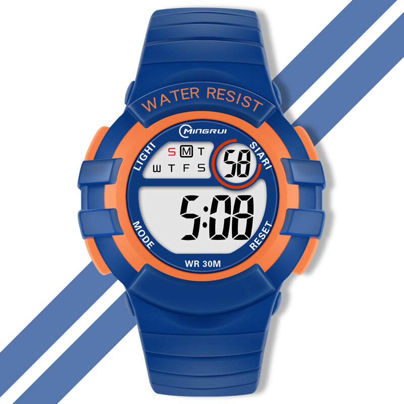 UTHAI C04 reloj despertador electrónico para niños, relojes de pulsera impermeables para natación, deportes, escuela primaria y secundaria, estudiantes
