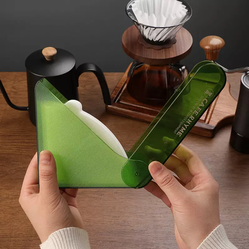 Coffee Filter Holder Reusable Shelf Coffee Paper Storage Box Napkins Dispenser for Office Hotel Household Kitchen