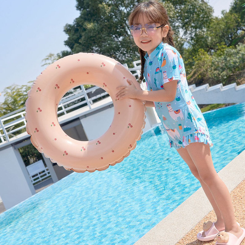 Anello da nuoto per bambini galleggiante per bambini gonfiabili accessori per il nuoto anello galleggiante ruota di mare giochi per piscina da spiaggia per bambini giocattoli estivi per l'acqua