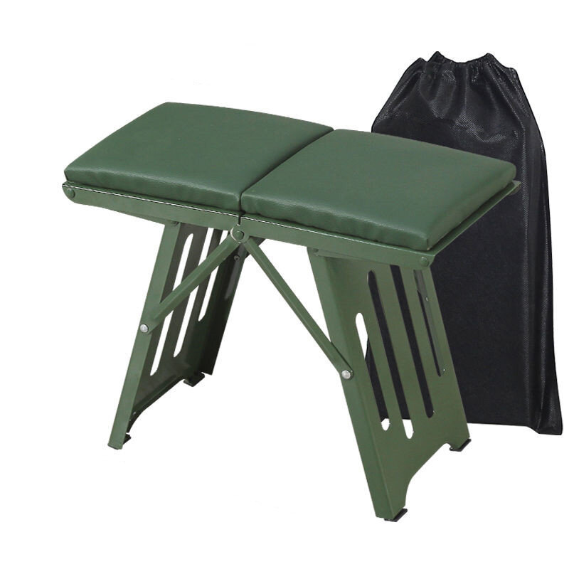 Outdoor Fishing Folding Stool Mini Simple And Easy Steel Stools Lightweight Train Portable Maza Seat Tourism Foldable Camp Chair