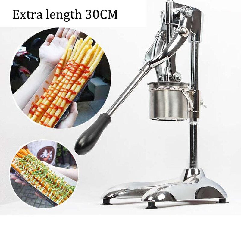 DIY Large Taiwanese Fries Maker Extra Long French Fry Squeezer Press Potato Chip Machine For School Home Office
