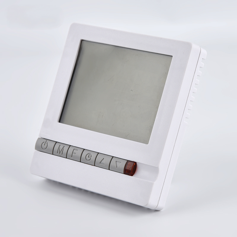 Pendingin Ruangan Layar LCD Kipas Termostat Panel Sakelar Termometer Kontrol Cerdas Suhu Termoregulasi