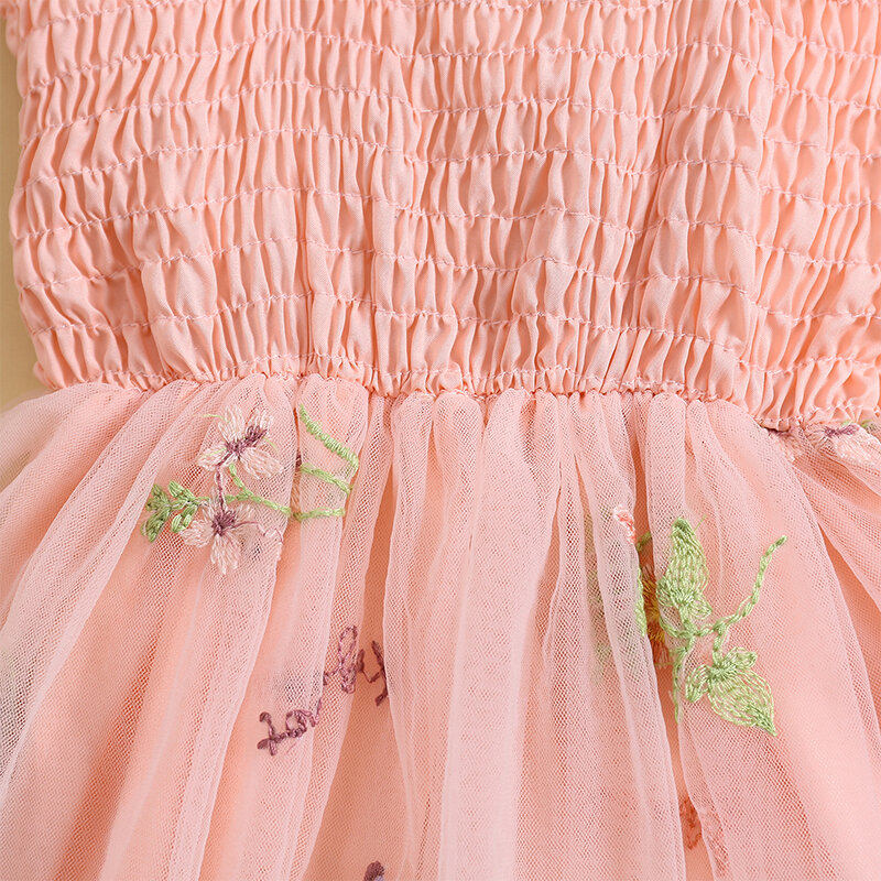 Niemowlę dziewczynka letnie ubrania koronkowa sukienka Romper siatka tiulowa spódnica Tutu niemowlę dziewczynki sukienka w kwiaty stroje imprezowe urodzinowy