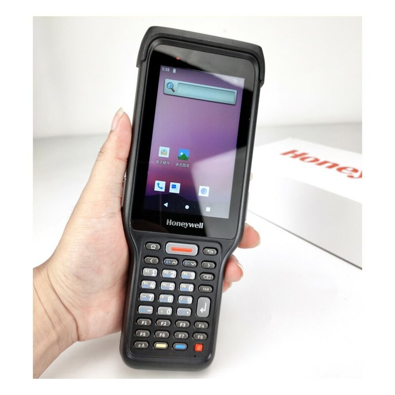 Honeywell-escáner EDA61K para ordenador móvil Android, PDA inalámbrico, 1D, 2D, código de barras QR, PDA resistente