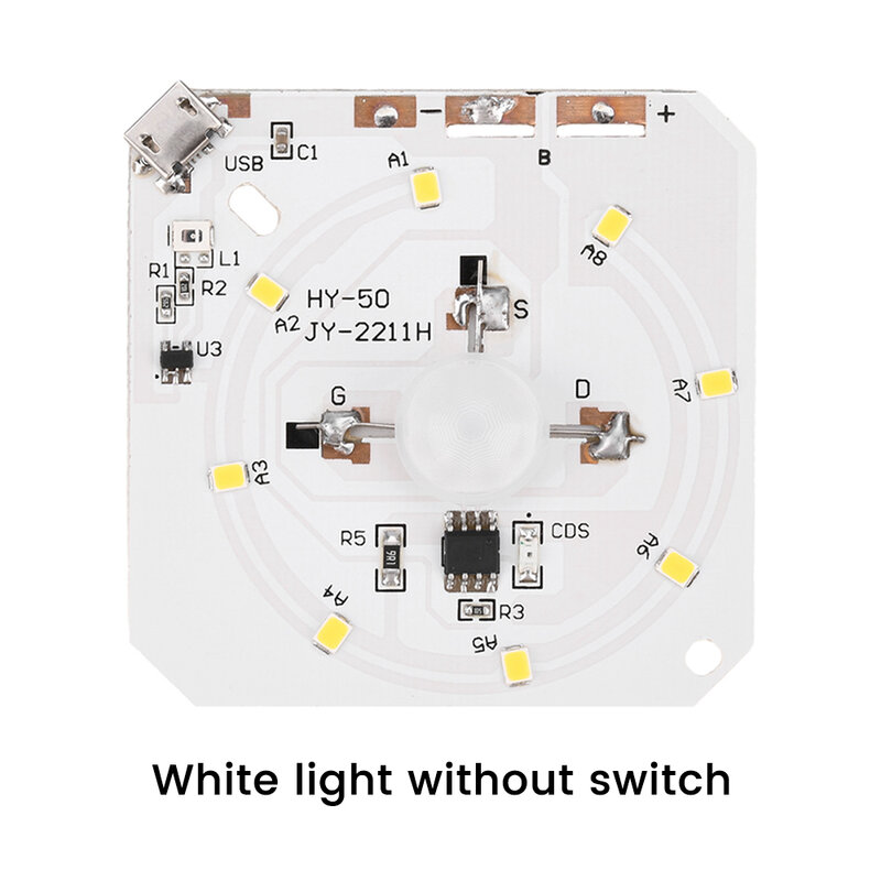 Sensore di movimento PIR LED corpo umano induzione a infrarossi circuito luminoso notturno ricarica USB lampada notturna ricaricabile