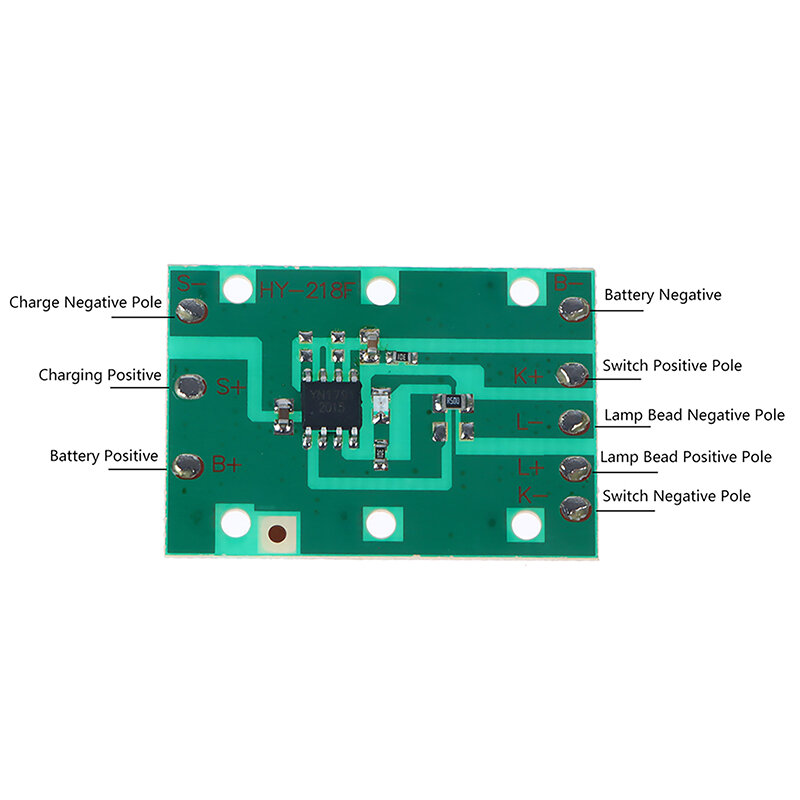 Universal Headlamp Circuit Board 3.7V Zoom Fixed-focus Headlamp Circuit Board Strong And Weak Flash Three Gears
