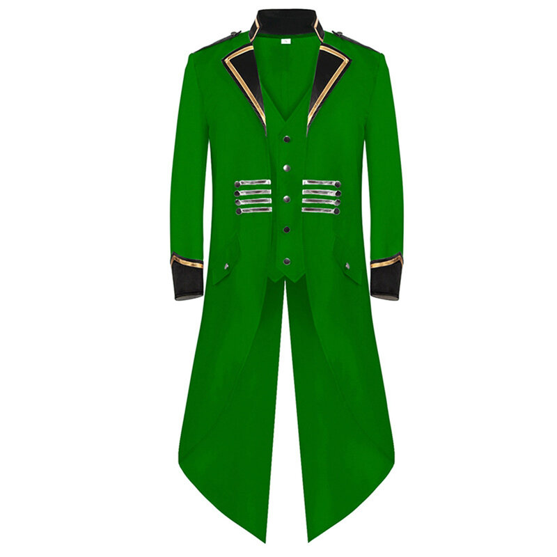 Trench coat masculino para cavalheiro Steampunk, casaco estilo vitoriano, casaco para andorinha, adequado para qualquer estação