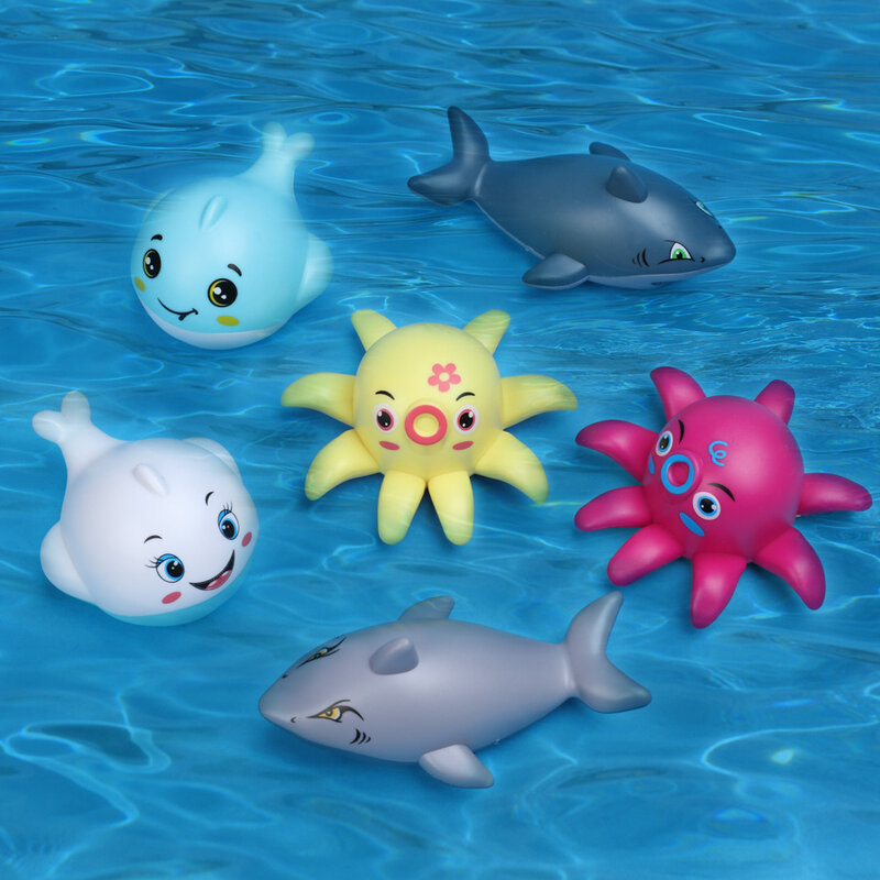 Carrito de estrella de mar con forma de Animal, juguete pequeño de plástico de dibujos animados, vehículos extraíbles, regalo para niños