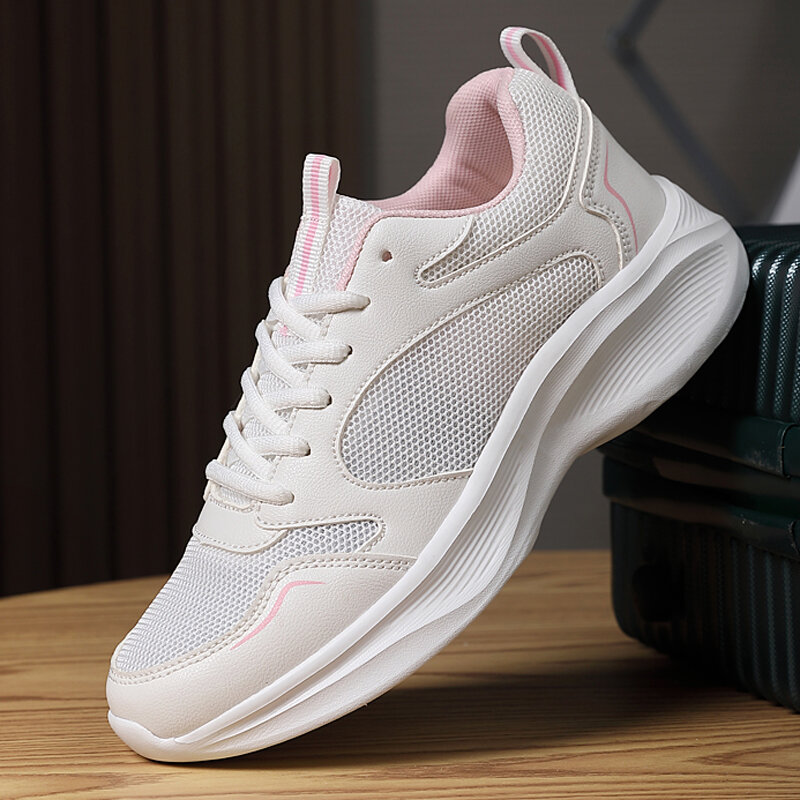 Summer New Sneakers Women Shoes Fashion Tennis Mesh Breathable Sneakers Casual Shoes Ladies Sport Shoes Comfortable Running Shoe