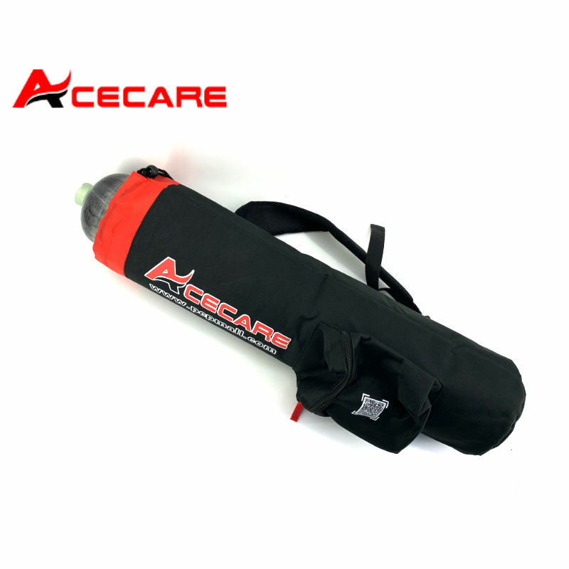 Acecare-6.8L CE 인증 고압 에어 탱크 4500Psi 30Mpa 300Bar, 실린더 백 포함