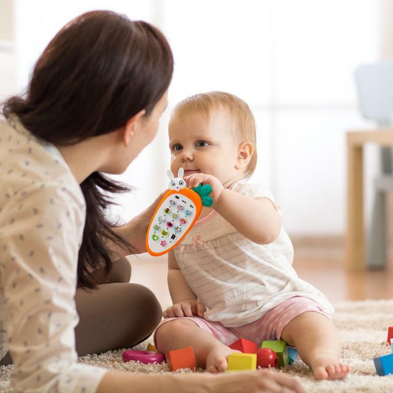 Baby Handy Säugling frühe Bildung Telefon Lernmaschine mit Atem licht, verschiedene Musik klingt Zahnen Spielzeug