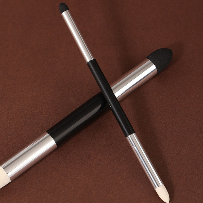 ปากกาฟองน้ำเกลี่ยสีหัวสองชั้นล้างทำความสะอาดได้แปรงปัดร่างใช้ซ้ำได้สำหรับศิลปินสมุดวาดรูปเครื่องปั่น