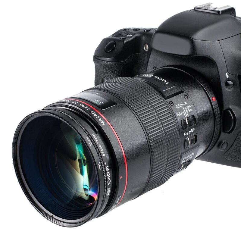 K & F Concept 18 в 1 Набор Колец-адаптеров для фильтров повышающее/понижающее переходное кольцо 37 мм-82 мм 82 мм-37 мм для объектива камеры Nikon Canon Sony DSLR