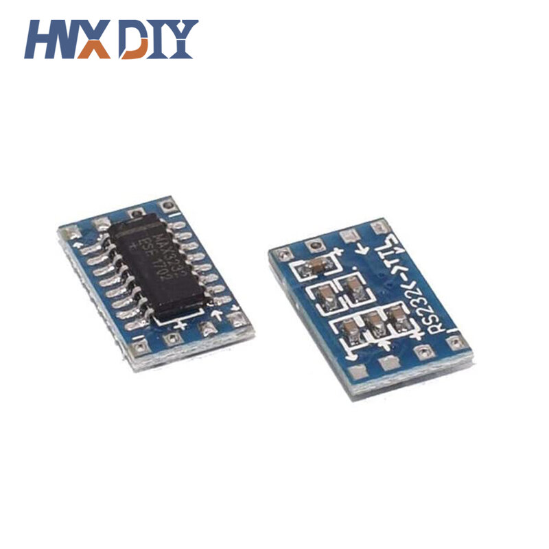 1-10 buah Port seri Mini RS232 ke TTL papan modul adaptor MAX3232 115200bps DC 3-5v UNTUK Arduino