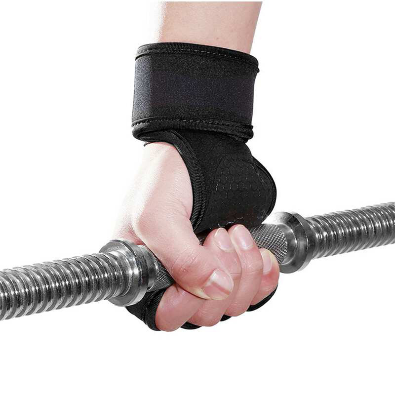 Sollevamento pesi uomo/donna guanti mezze dita allenamento in palestra allenamento guanti Bodybuilding manubri Fitness mezze dita protezione per le mani