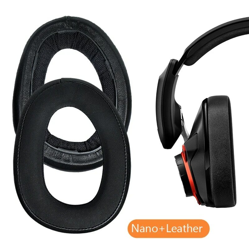 เปลี่ยนแผ่นรองหูฟังโฟมหมอนอิงสำหรับ Sennheiser GSP 600 GSP600 GSP 500 หูฟังกรณีหูฟัง