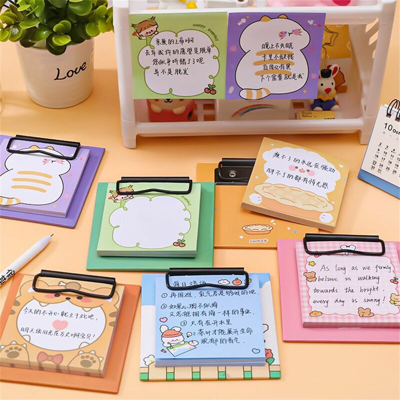N Times Sticky Writing Pads blocco Note Paper Planner Stickers Work Planner messaggio Note Note adesive Memo pad con appunti