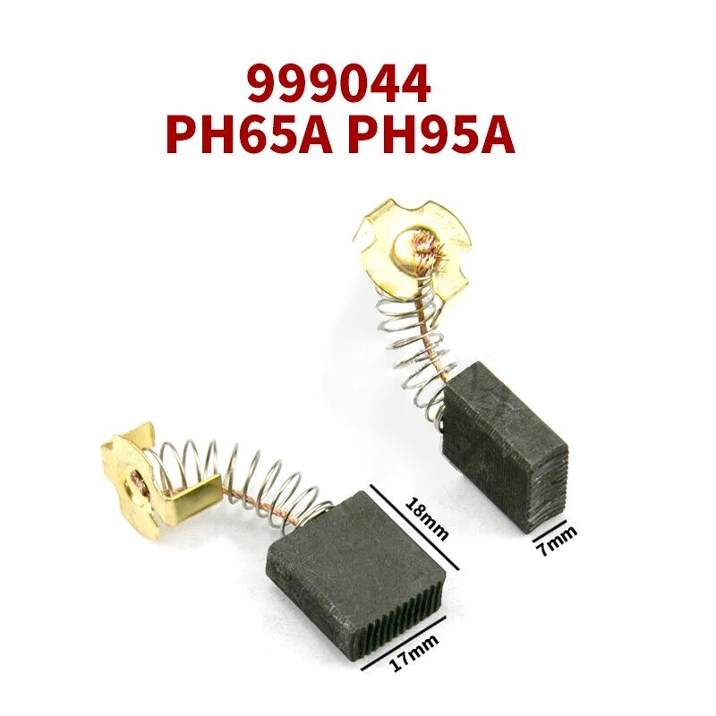 히타치-PH65A PH95A 용 카본 브러쉬 999044, 전기 픽 해머 임팩트 드릴 카본 브러쉬 액세서리, 7x17x17mm