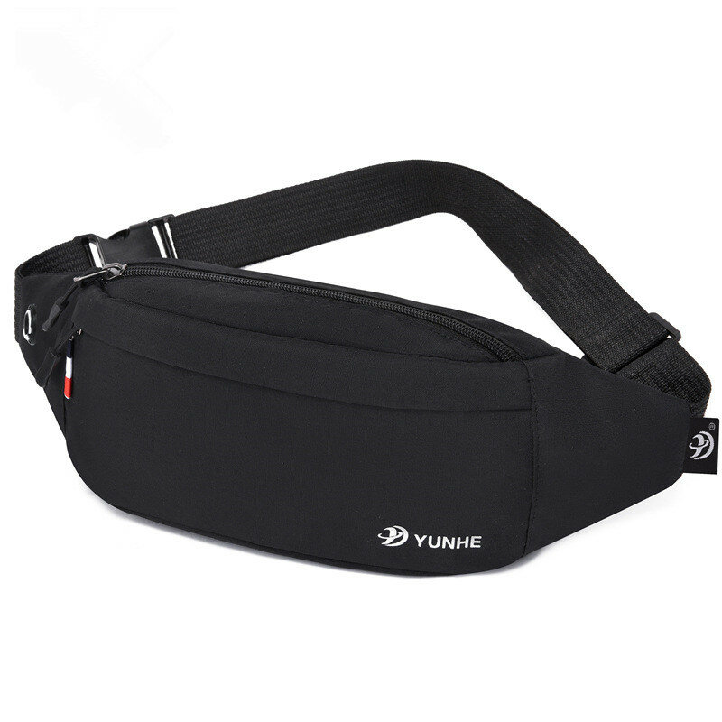 Men Male Waist Bag Pack Grey Casual Functional belt bag Large Belt Pouch Phone Money Belt bag Travel Hip