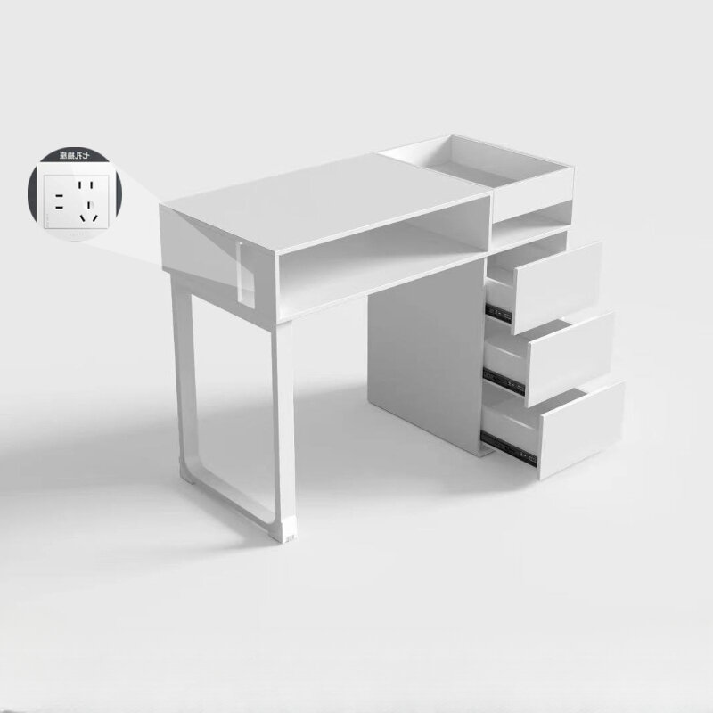 โต๊ะทำเล็บแบบมืออาชีพรับน้ำหนักเบาหรูหราออแกไนเซอร์จัดเก็บโต๊ะทำเล็บเฟอร์นิเจอร์สำหรับร้านเสริมสวย
