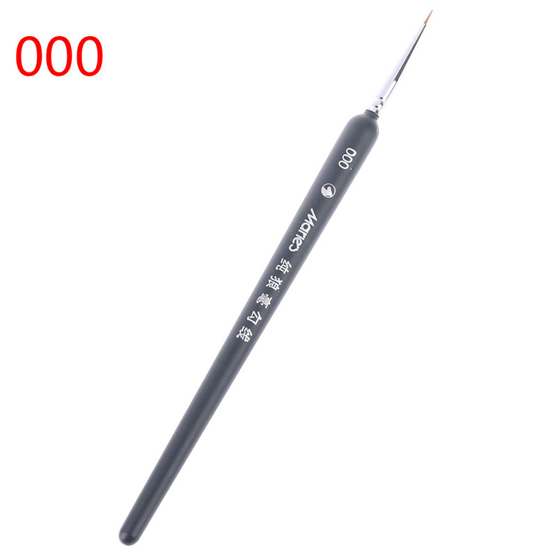 3Pcs Miniature Paint Detail Brush 0/ 00/ 000 Professional Fine Detailing For Art Supplies Drawing Art Pen Paint Brush