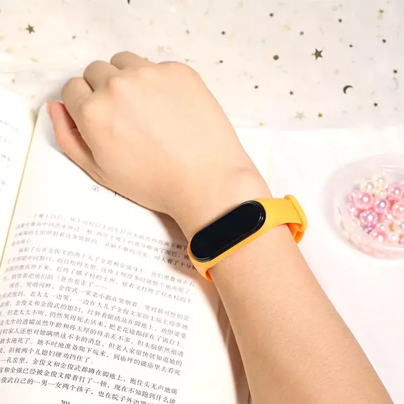 Jam tangan pintar olahraga anak kedap air gelang silikon luar ruangan jam tangan elektronik gelang anak jam tangan Digital Reloj Montre