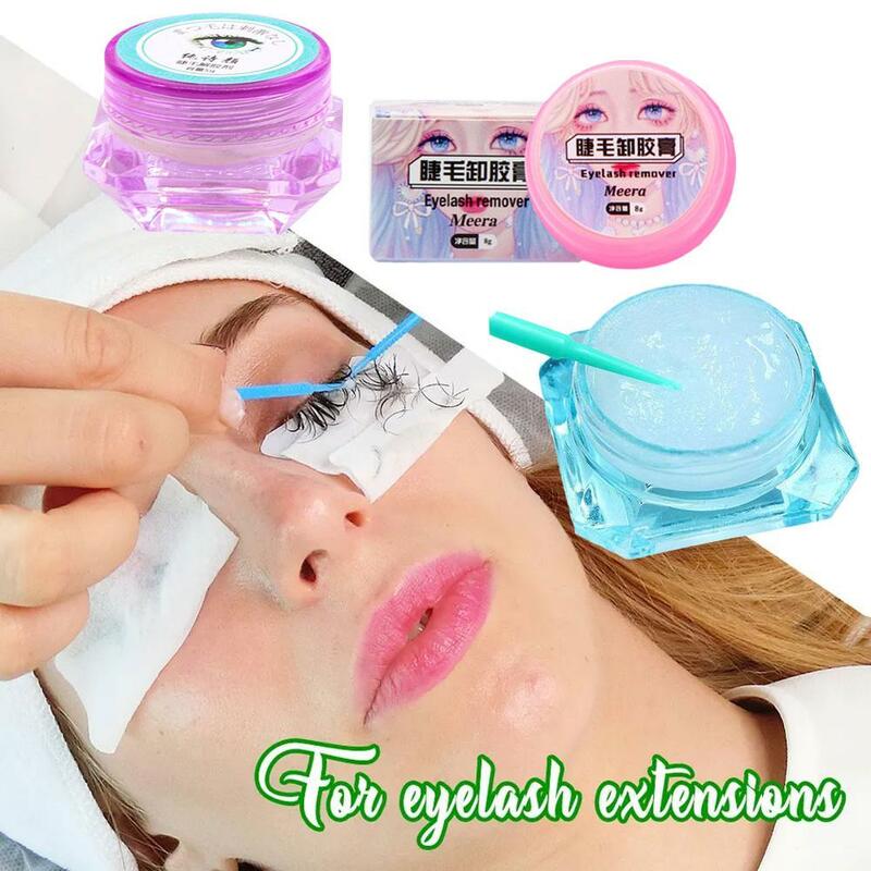 Lash Glue Remover Professional False Eyelash Glue Remover Adhesive Gel Up Make Remover Cream Non-irritating Remover I8Y4